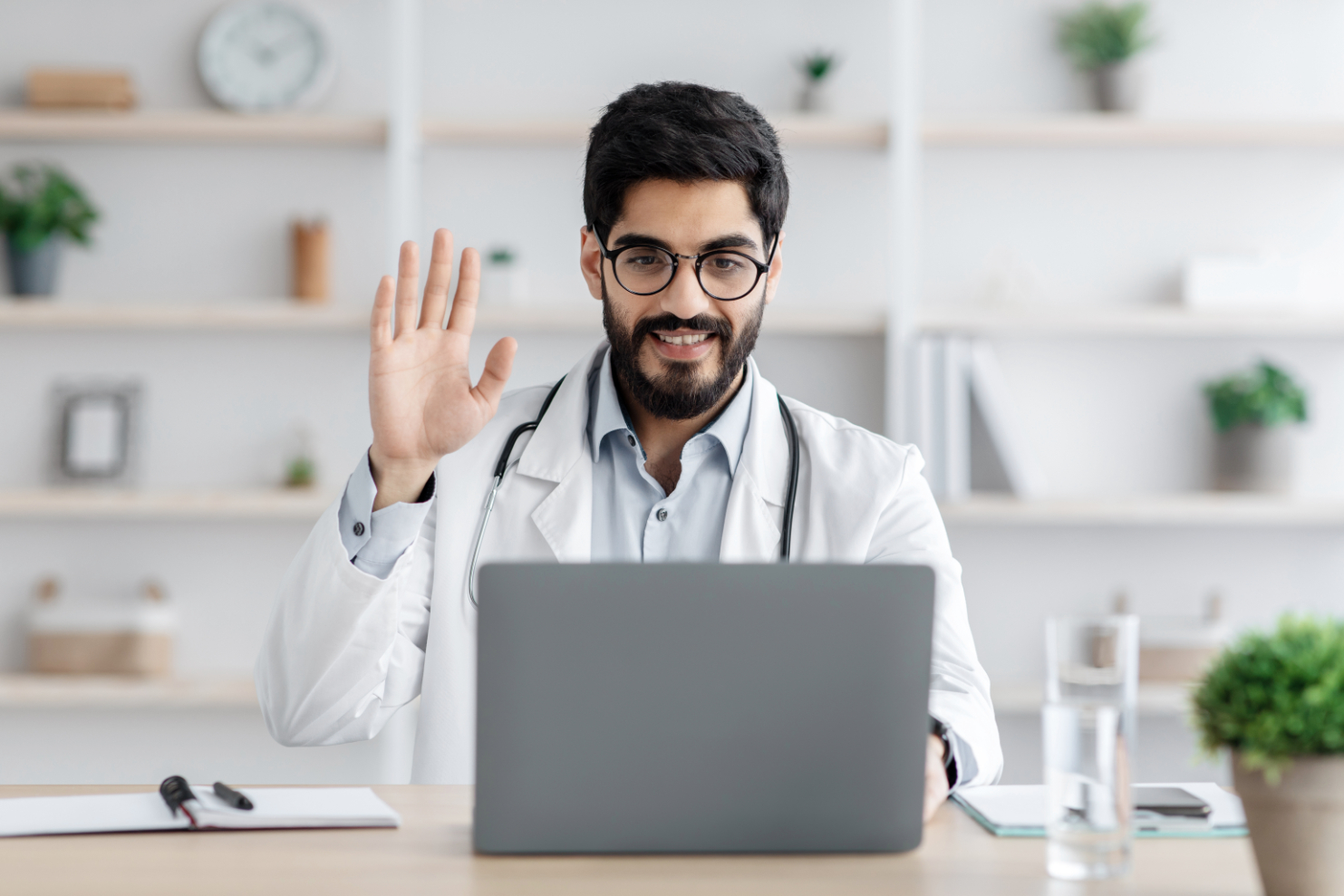 telemedicine medical online meeting with client at VHKP6W7 1